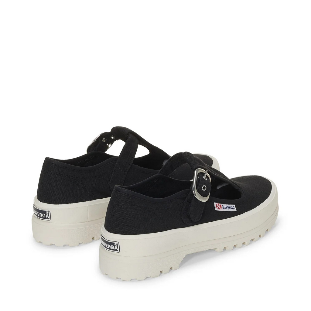 2541 Mary Jane Alpina Sneakers - Black Avorio