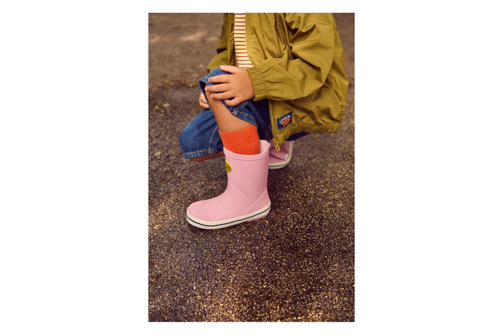 735 Kids Rubber Boots - Pink Flushing