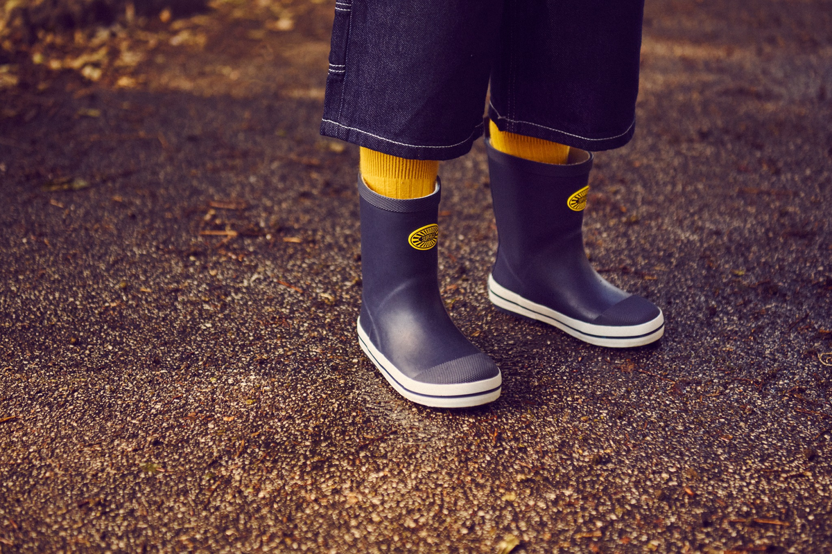 735 Kids Rubber Boots - Blue Navy