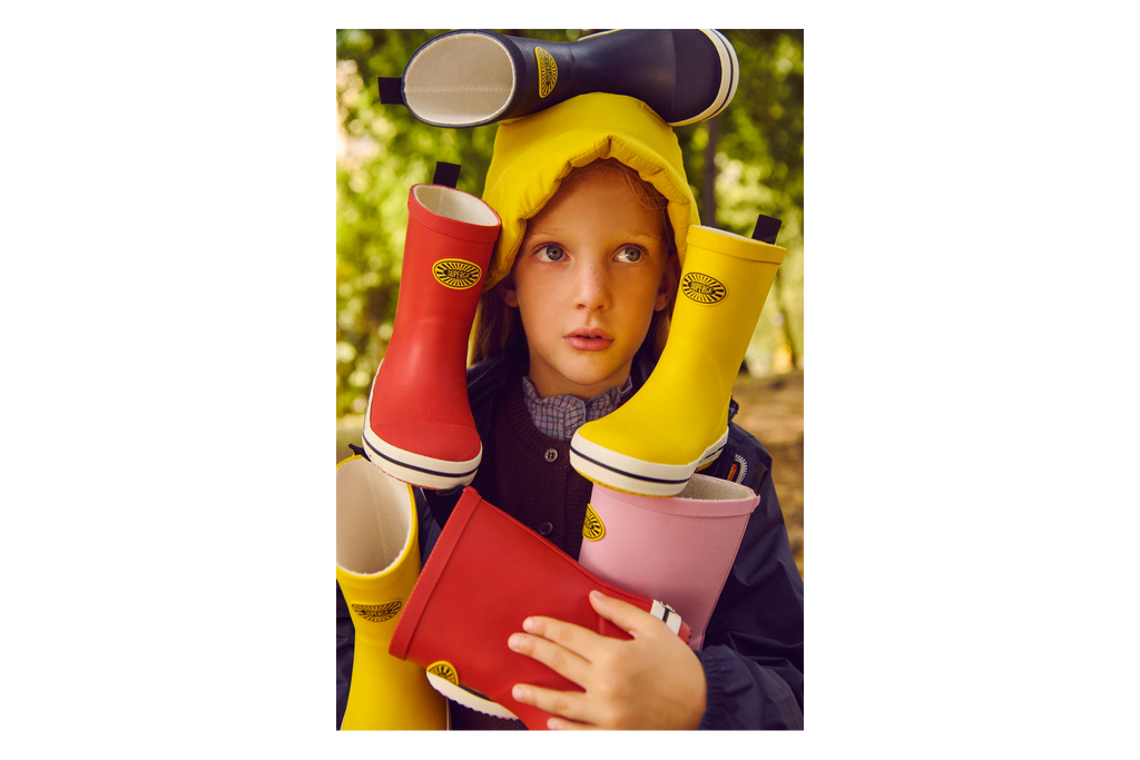 735 Kids Rubber Boots - Blue Navy
