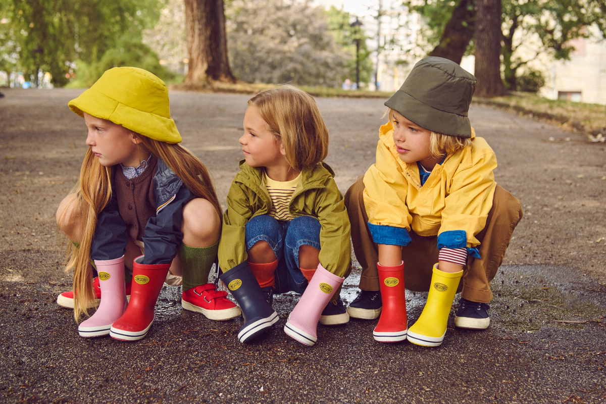 735 Kids Rubber Boots - Blue Navy