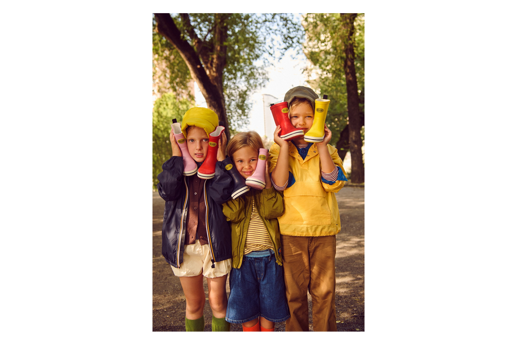 735 Kids Rubber Boots - Red Blaze