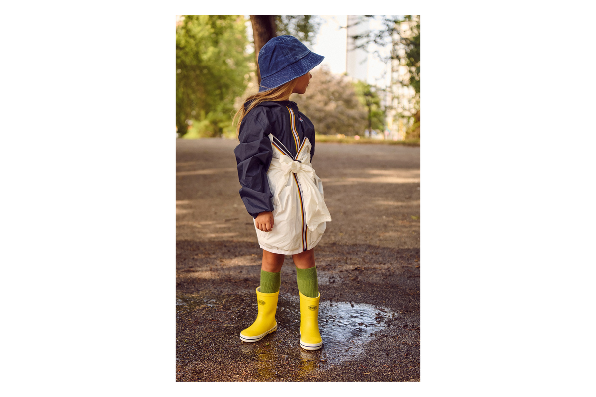 735 Kids Rubber Boots - Yellow Lemon