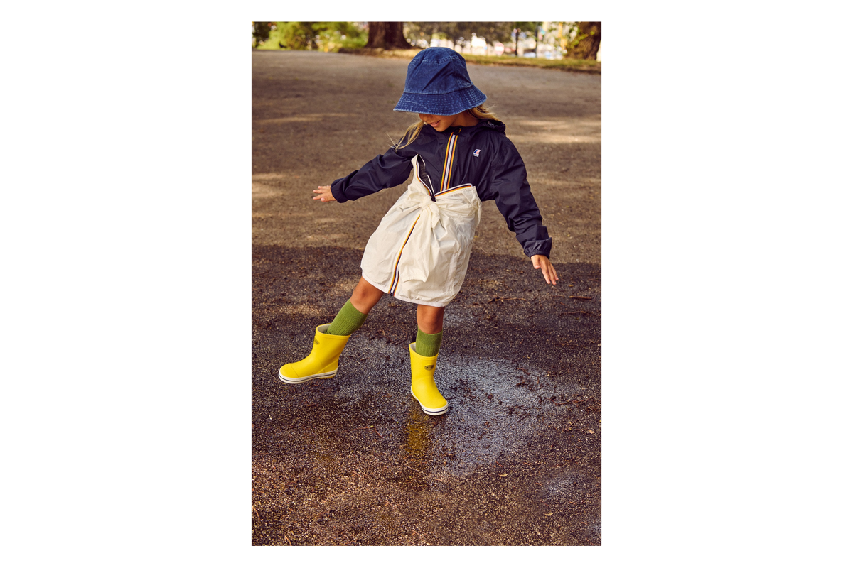 735 Kids Rubber Boots - Yellow Lemon