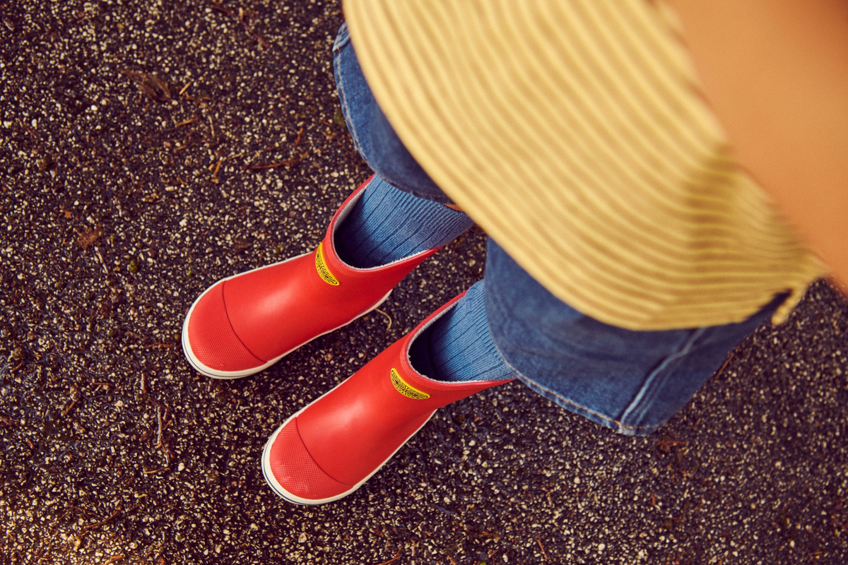 735 Kids Rubber Boots - Red Blaze