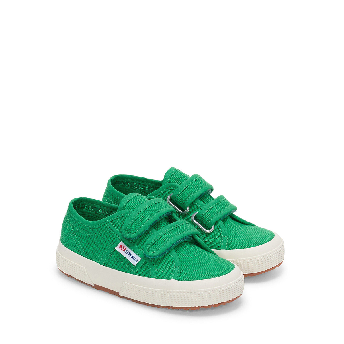 2750 Kids Cotjstrap Classic Sneakers - Island Green-Avorio