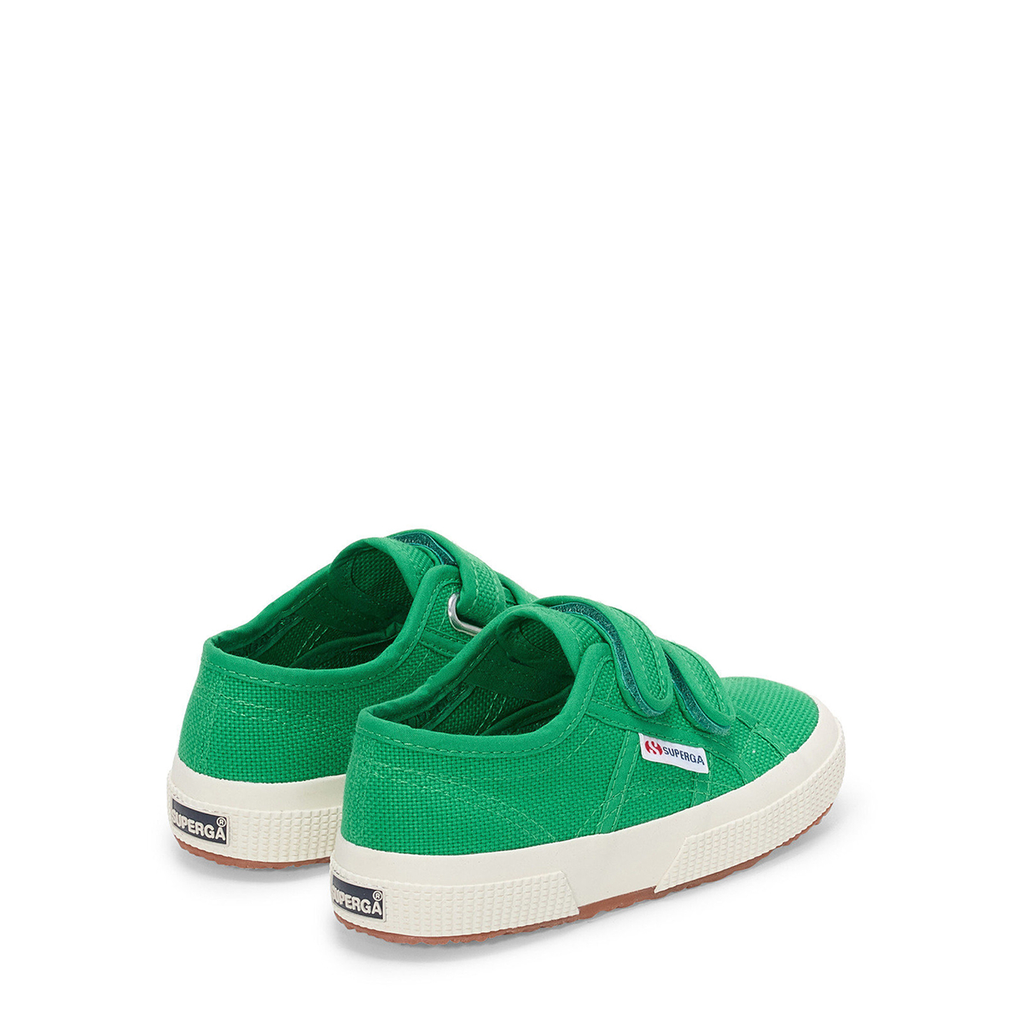 2750 Kids Cotjstrap Classic Sneakers - Island Green-Avorio