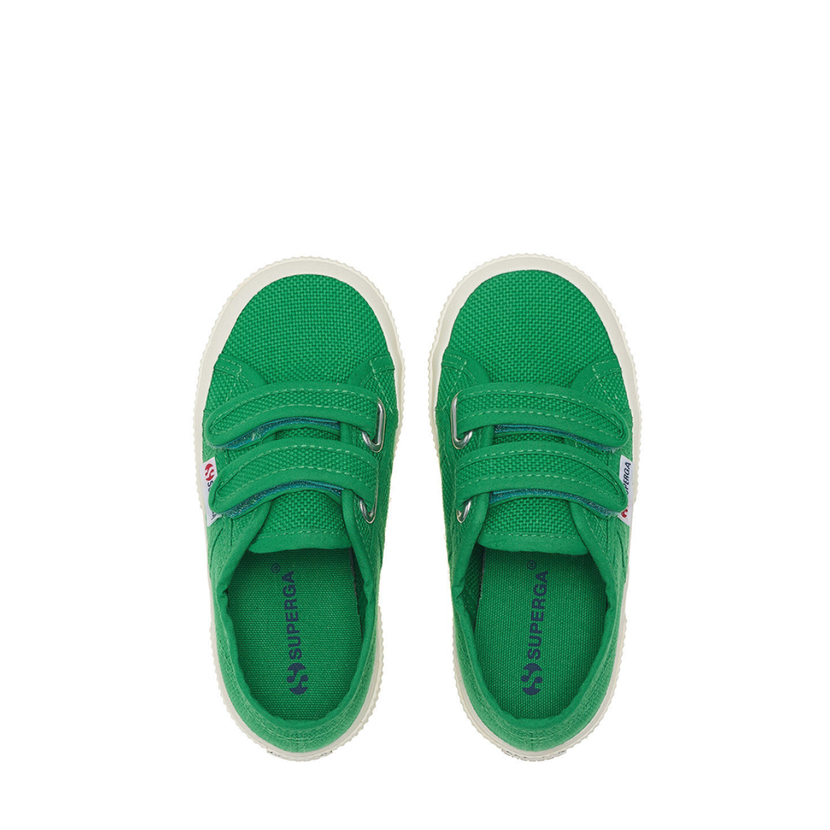 2750 Kids Cotjstrap Classic Sneakers - Island Green-Avorio