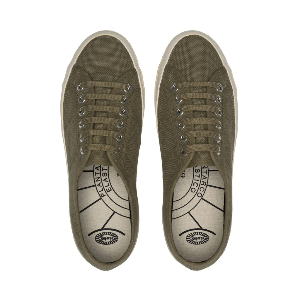 1925 Canvas Sneakers - Green Tortora Avorio