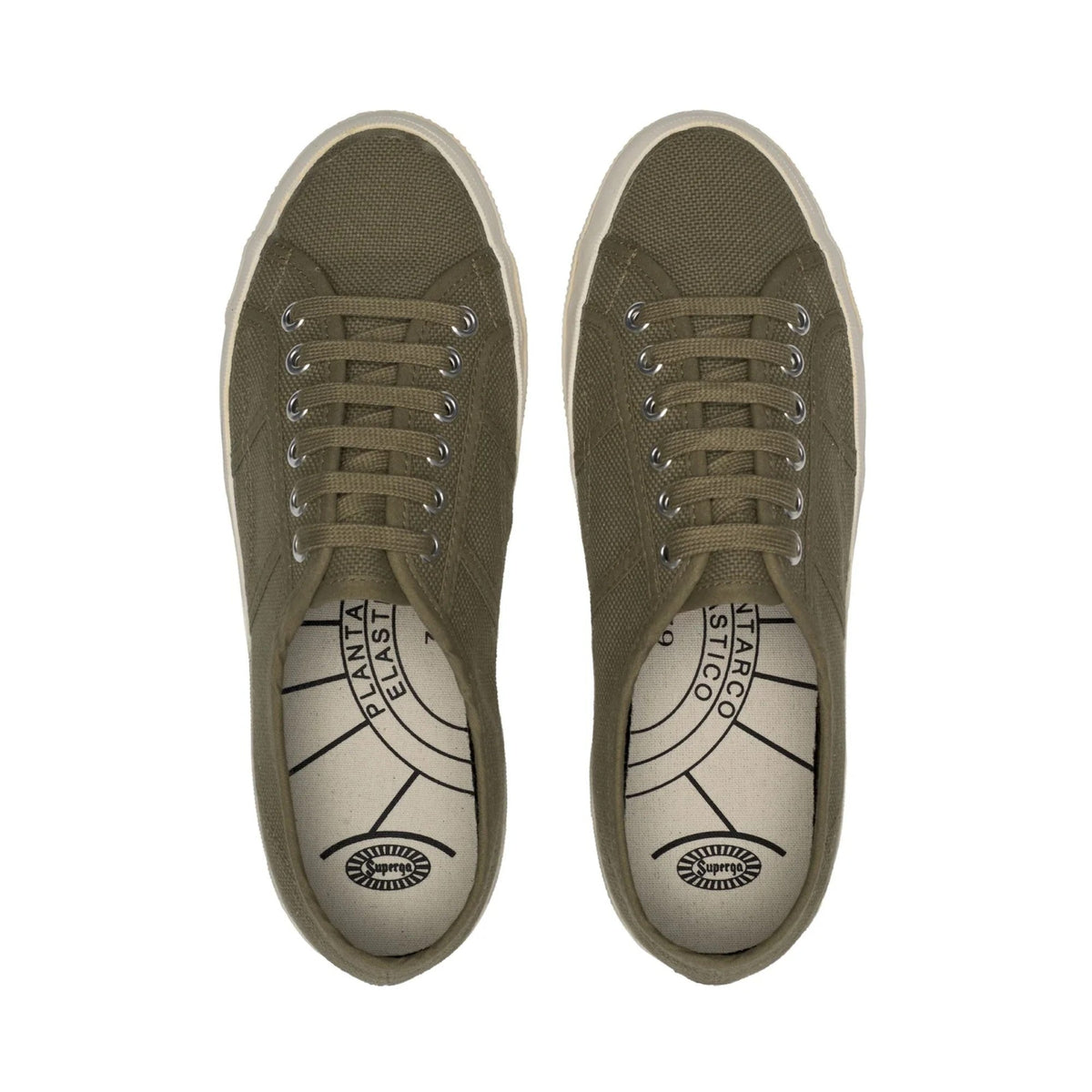 1925 Canvas Sneakers - Green Tortora Avorio