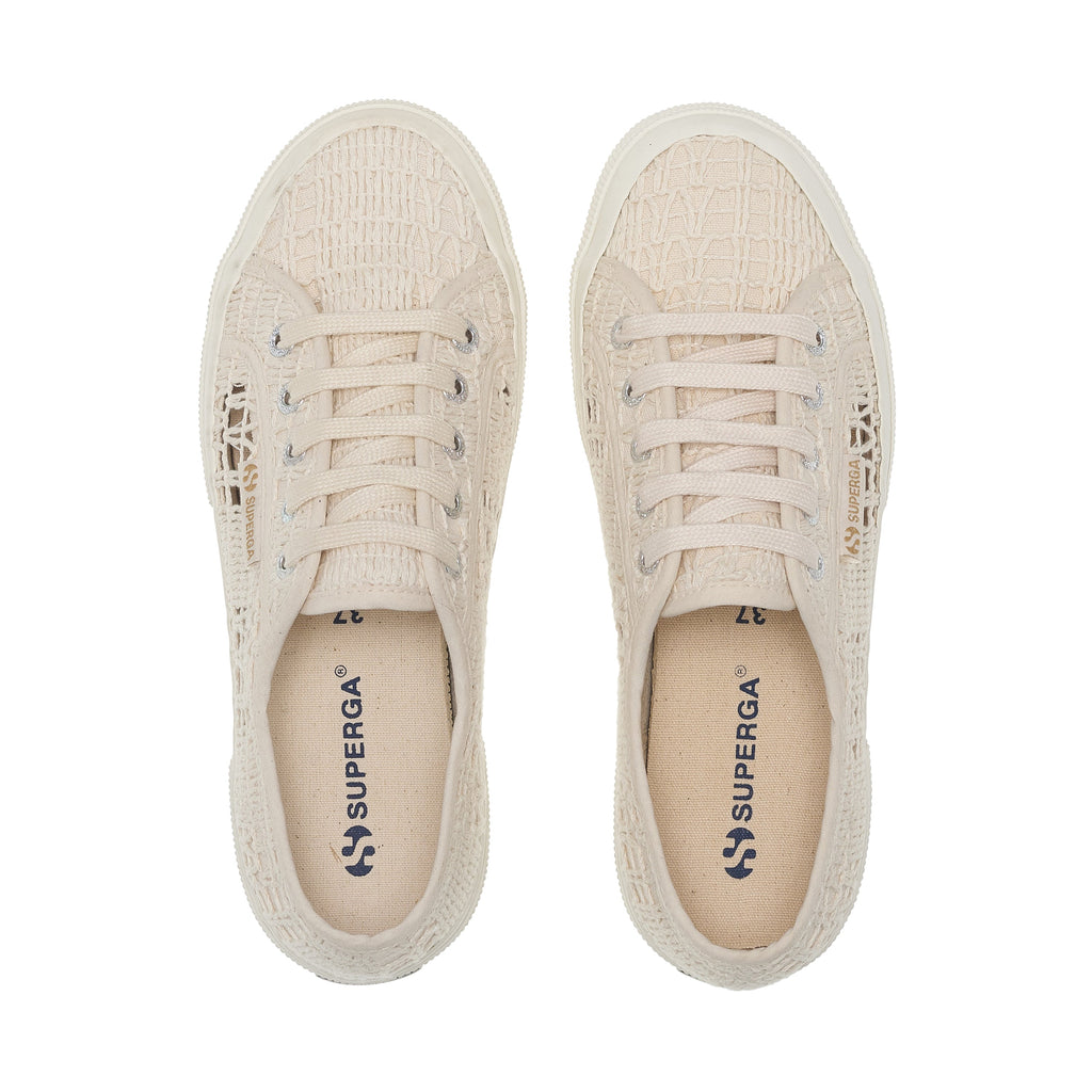 2750 Crochet - Beige Raw Braid-Avorio