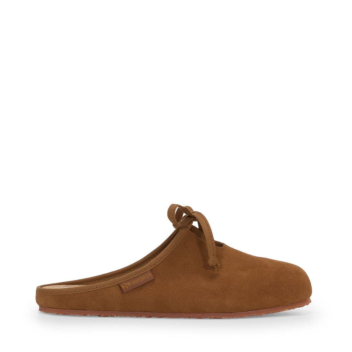 2445 Ballerina Mule Suede - Brown Brique