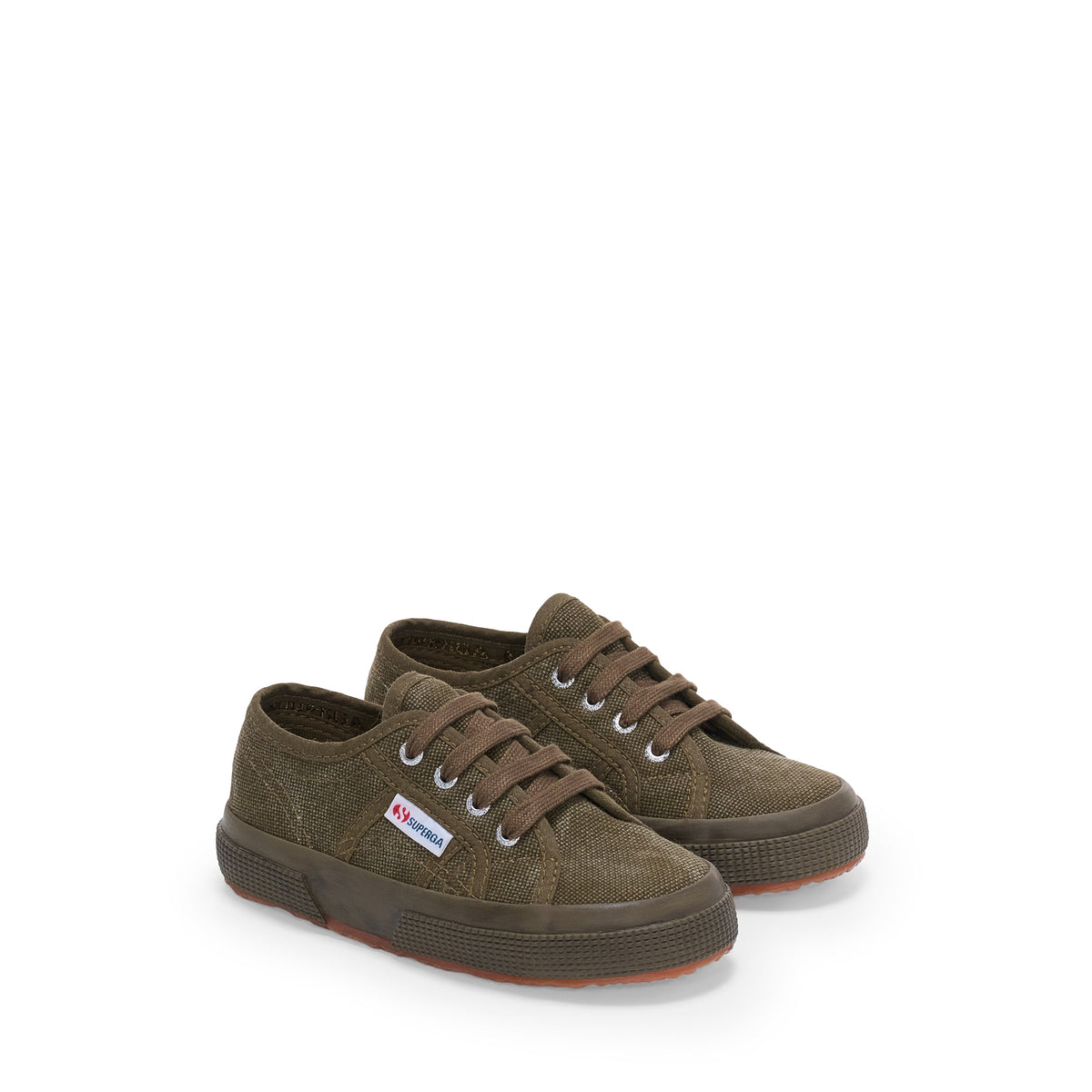 2750 Kids Cotton Stone Wash - Full Green DK Olive Washed