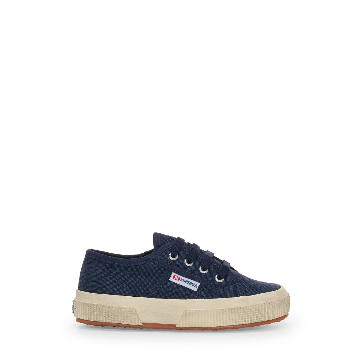 2750 Kids Cotton Stone Wash - Navy Washed-Off White