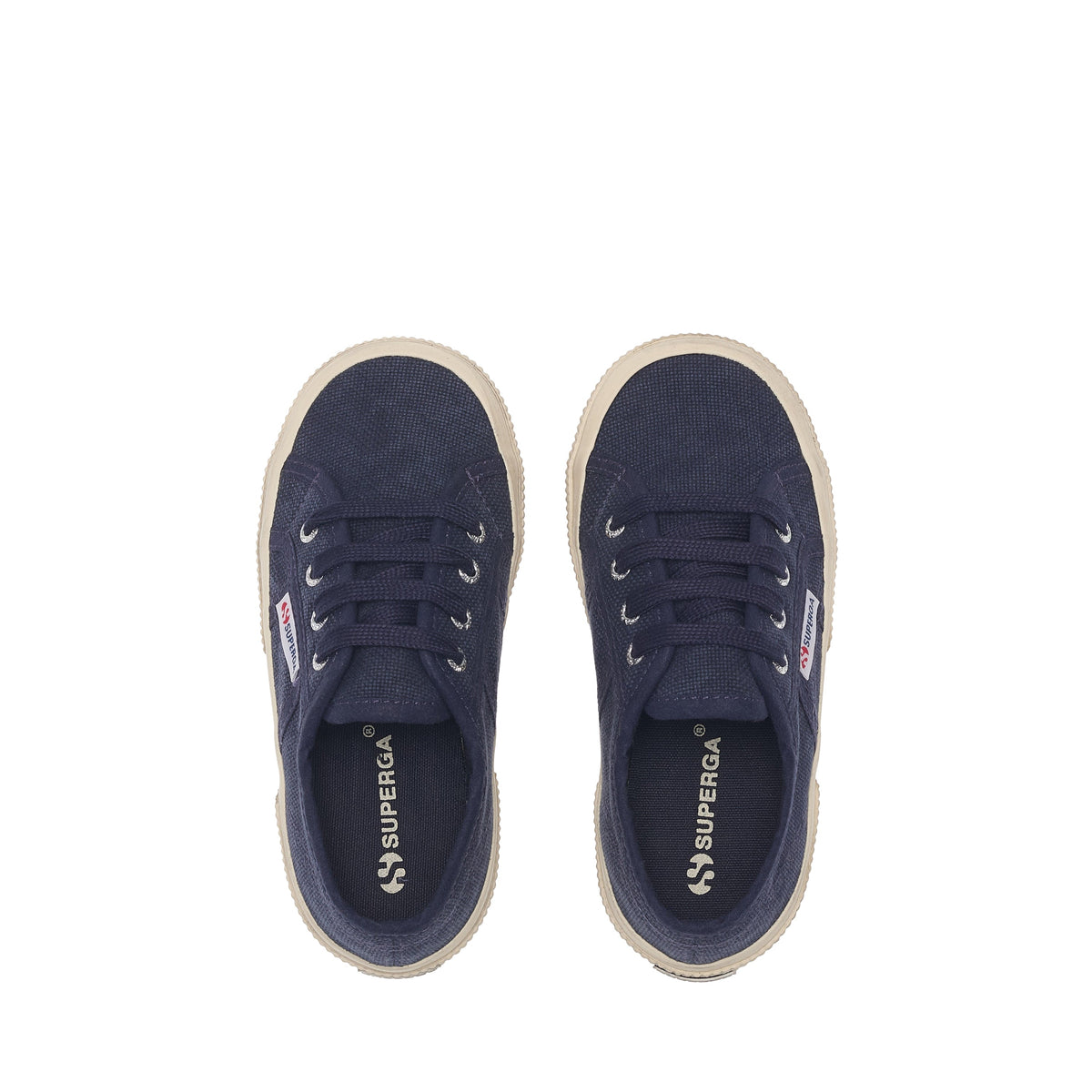 2750 Kids Cotton Stone Wash - Navy Washed-Off White