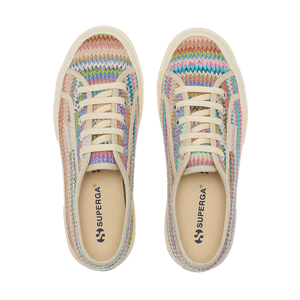2750 Raffia - Lilla Multicolor Herringbone