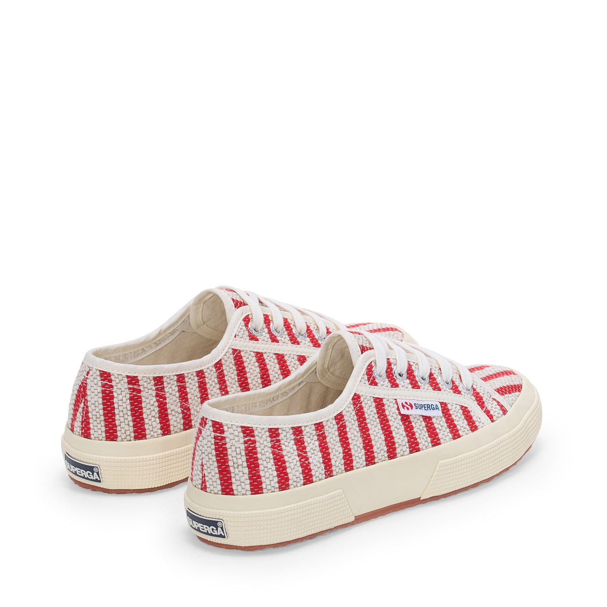 2750 Cotton Stripes - Red-Off White