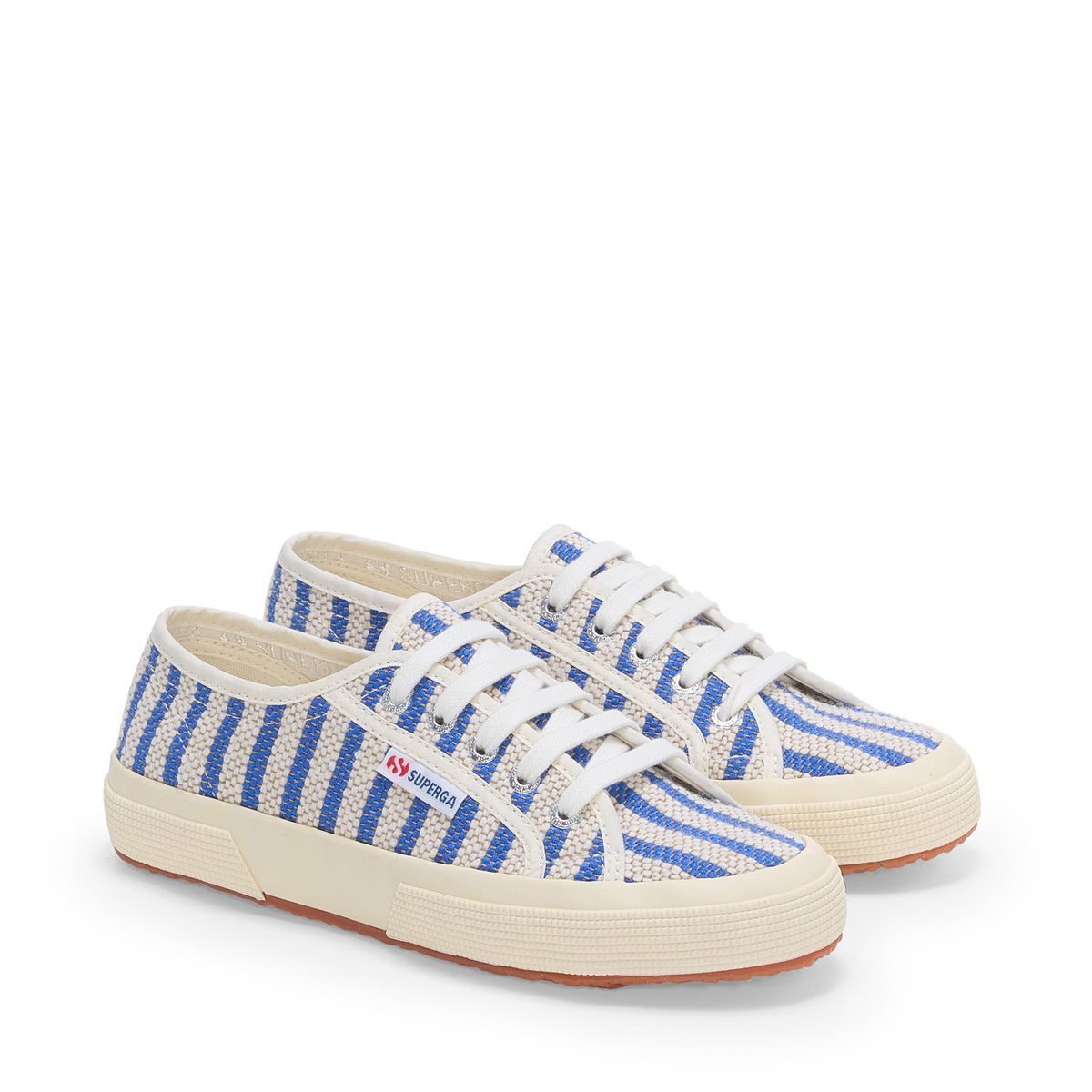 2750 Cotton Stripes - Blue-Off White