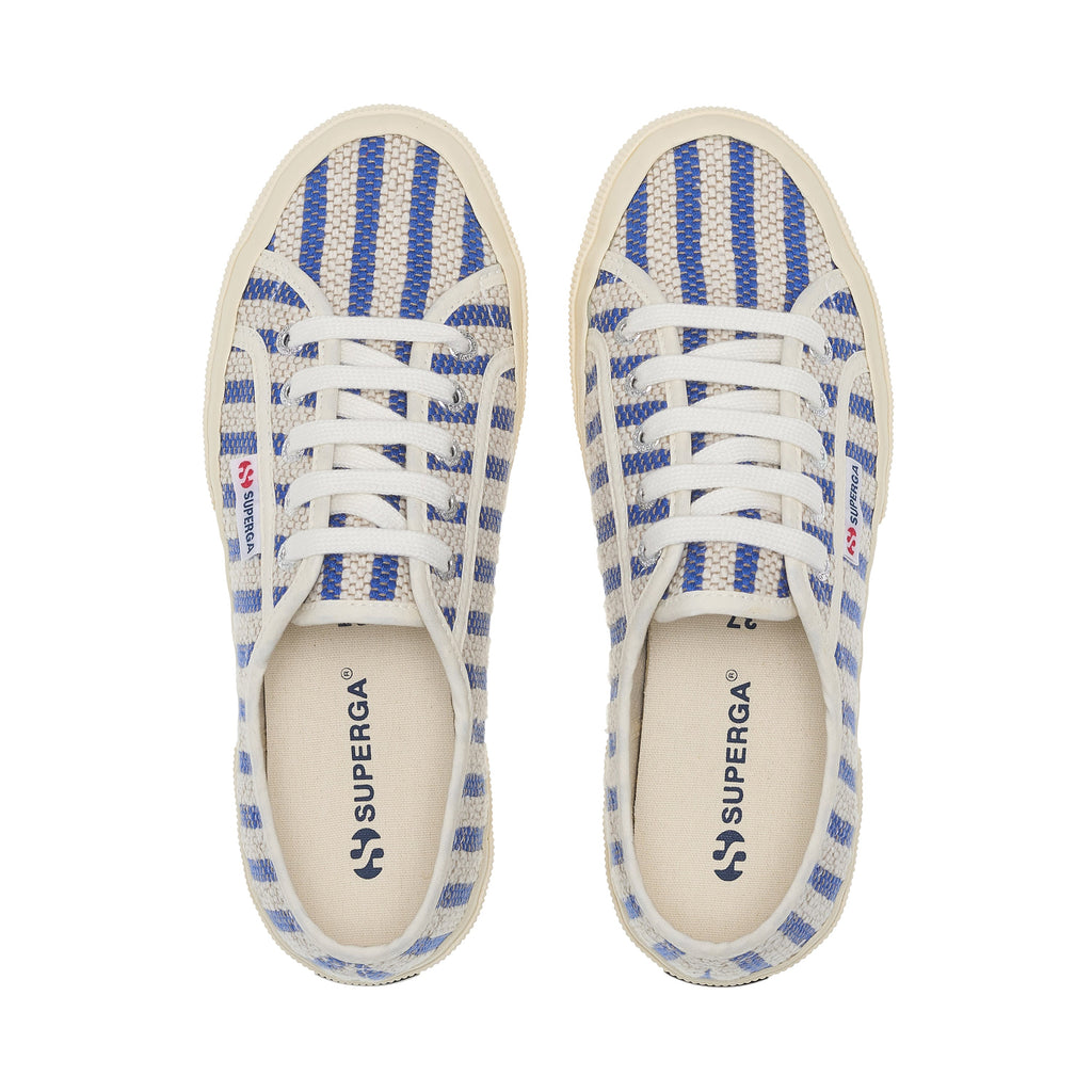 2750 Cotton Stripes - Blue-Off White