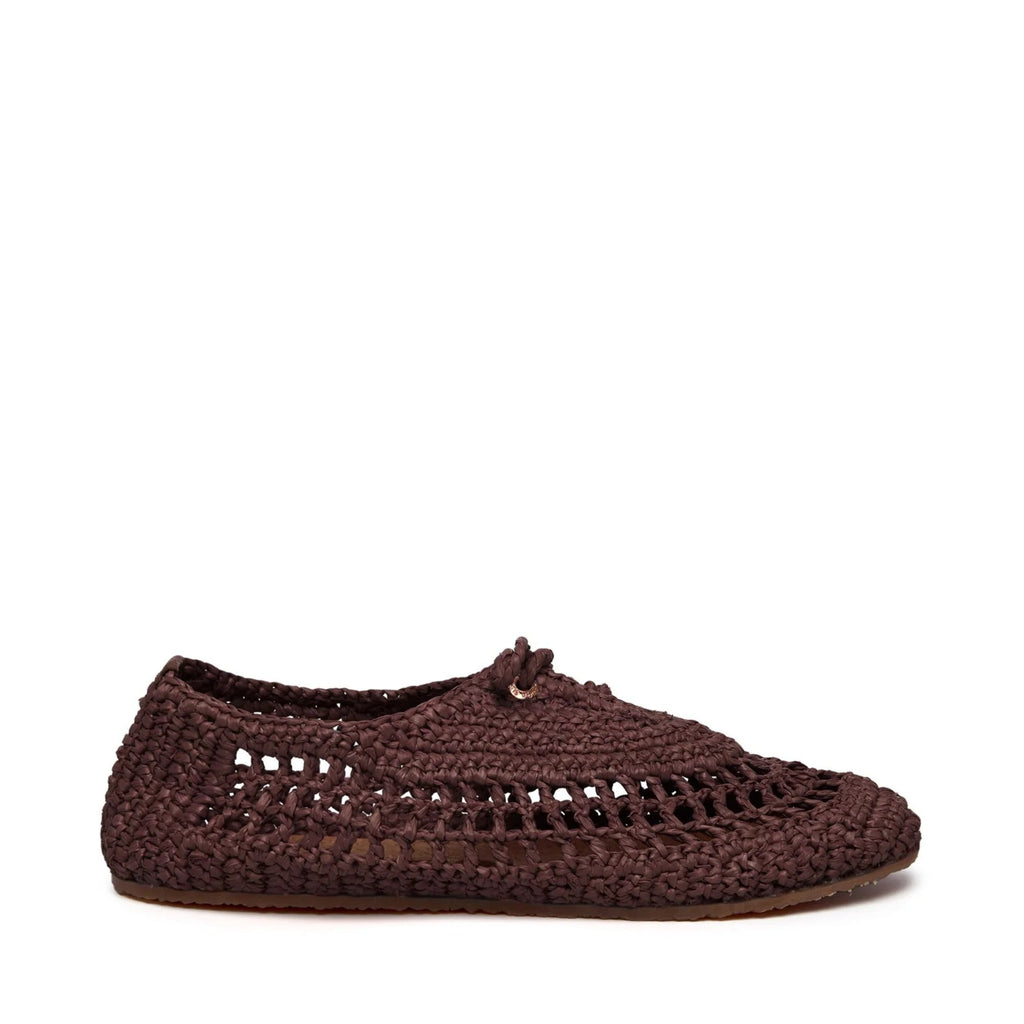 3021 Crochet Ballerina Sneakers - Brown Coffee