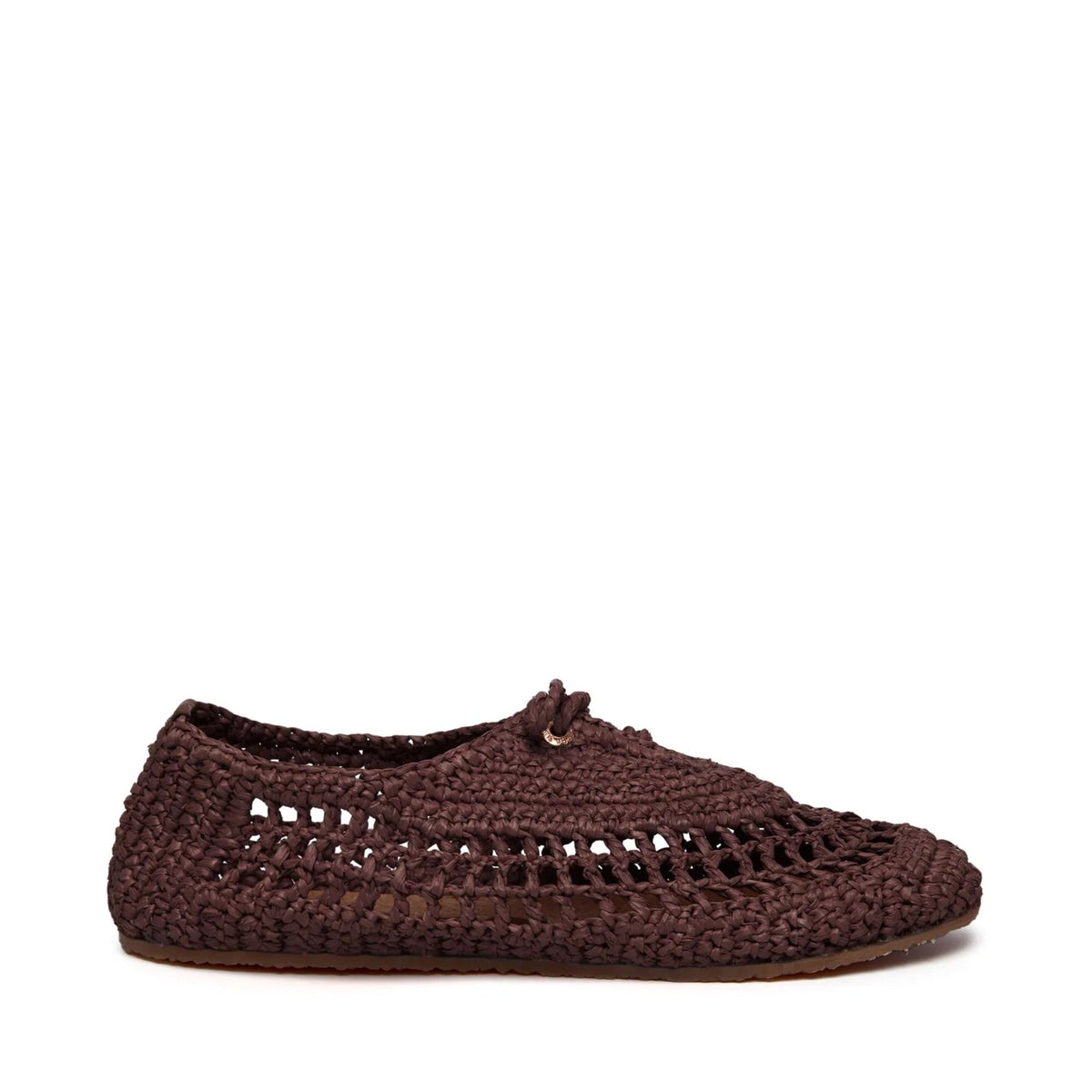 3021 Crochet Ballerina Sneakers - Brown Coffee