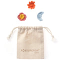 Crochet Pin Summer Set - Orange-Pink-Azure