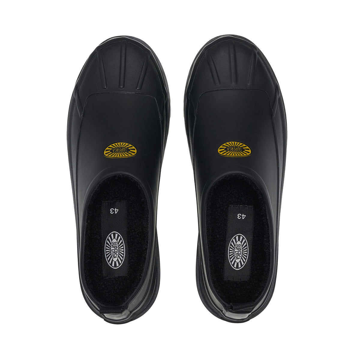 3333 Rubber Alpina Duck Mule - Black