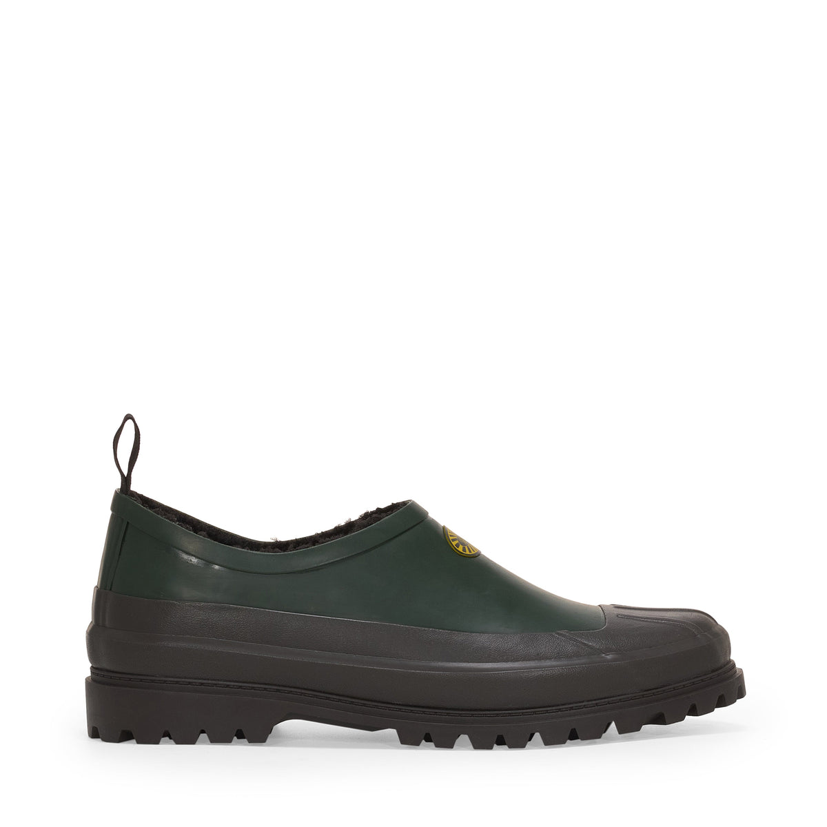 3333 Rubber Alpina Duck Mule - Green-Brown