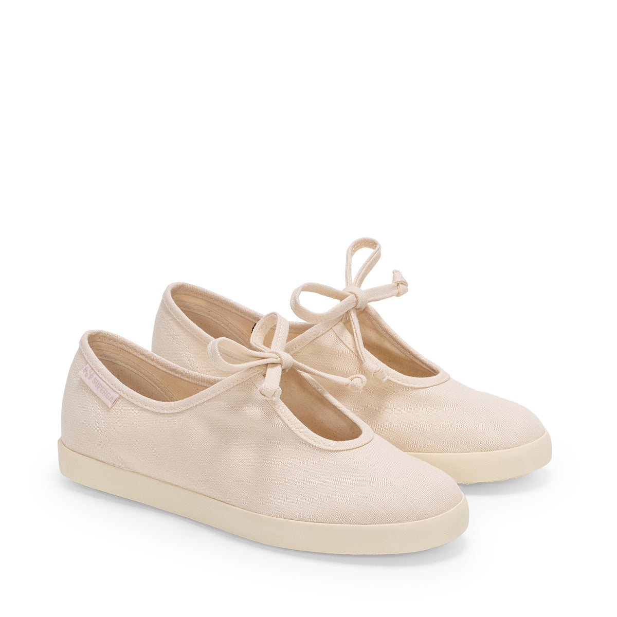2442 Ballerina Lace Linen - Beige Natural-Beige Dark