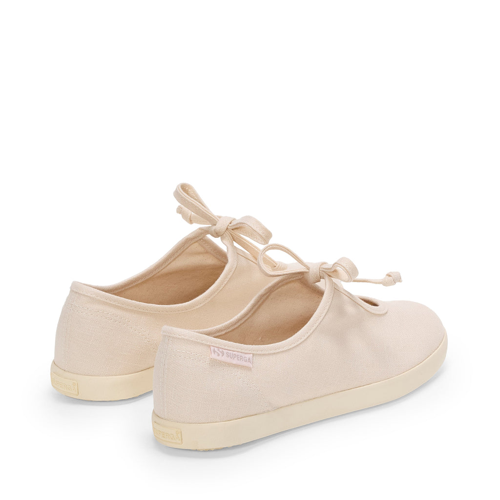 2442 Ballerina Lace Linen - Beige Natural-Beige Dark