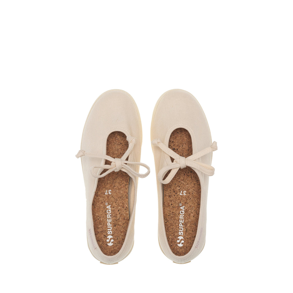 2442 Ballerina Lace Linen - Beige Natural-Beige Dark